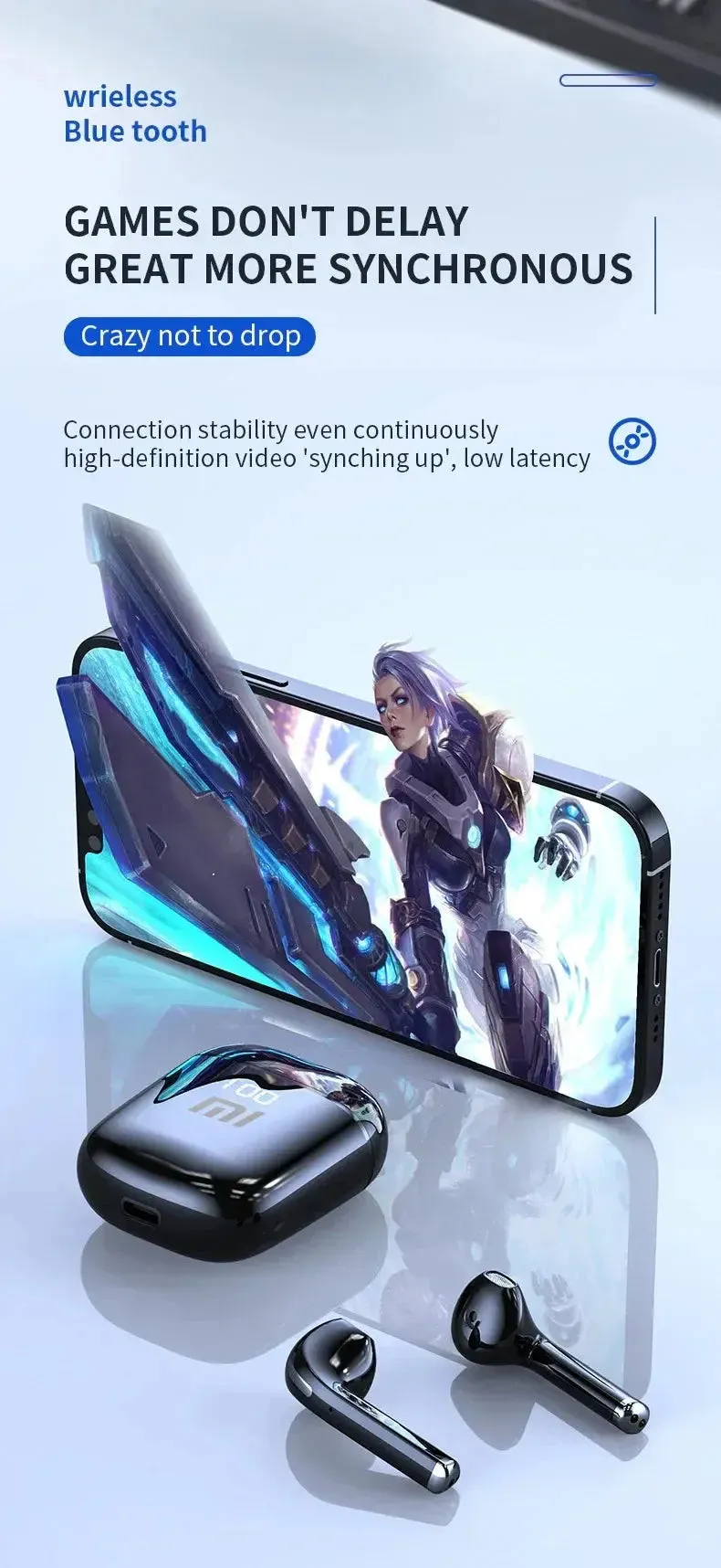 Xiaomi Buds 3 Pro Bluetooth 5.0 Headphones Sports Gaming Earbuds 9D Stereo Hifi Headphones with Mic TWS Wireless Headphones