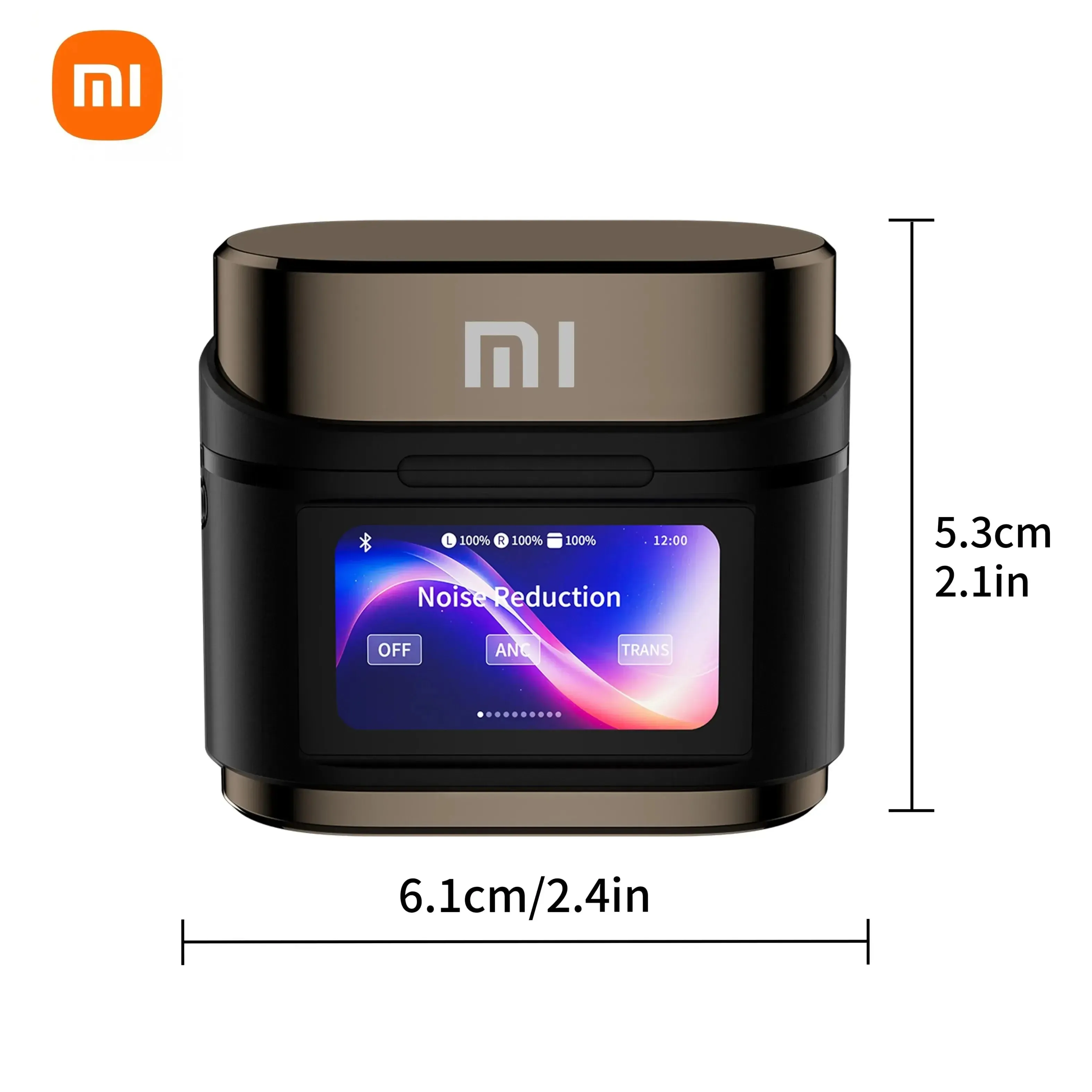 Xiaomi Wireless Earbuds ANC ENC Headphones LCD Digital Display Screen Sport Earphones Built-in Mic Headset HiFi Stereo Surround