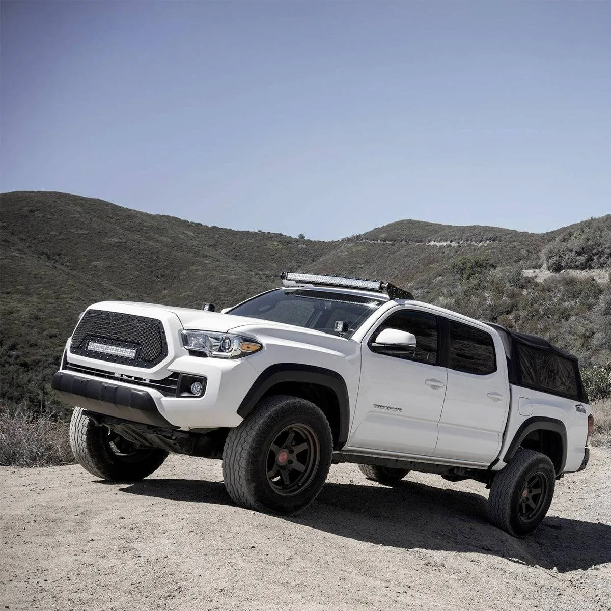 ZROADZ Roof LED Light Bar Mount w/40" Curved LED Light Bar Kit - 2023-2016 Toyota Tacoma (Z369401-KIT-C)