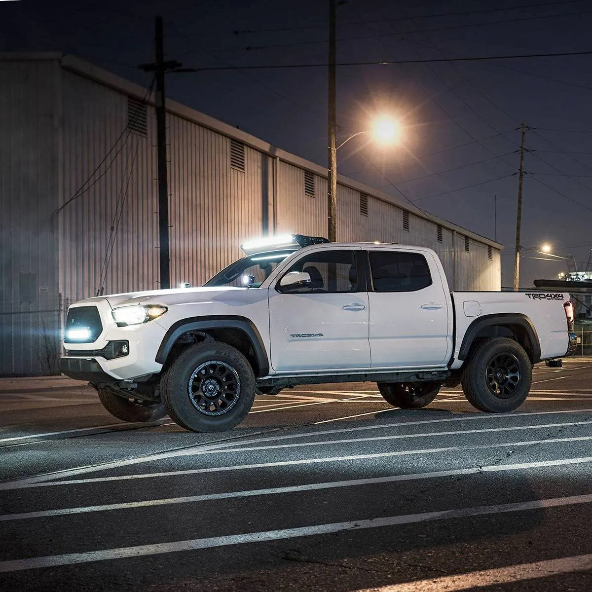 ZROADZ Roof LED Light Bar Mount w/40" Curved LED Light Bar Kit - 2023-2016 Toyota Tacoma (Z369401-KIT-C)