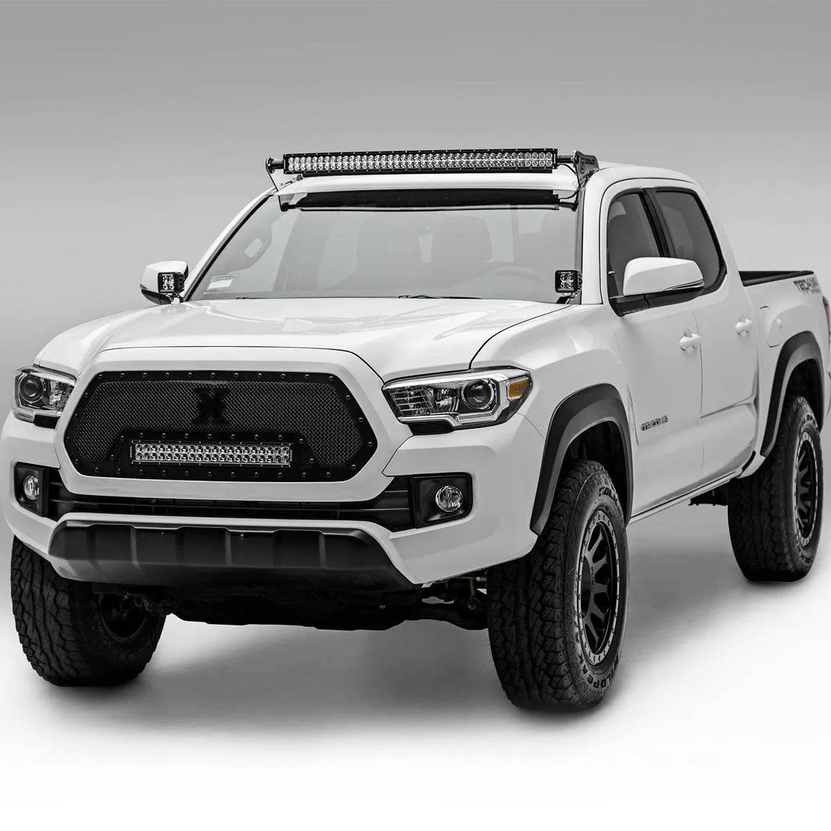 ZROADZ Roof LED Light Bar Mount w/40" Curved LED Light Bar Kit - 2023-2016 Toyota Tacoma (Z369401-KIT-C)