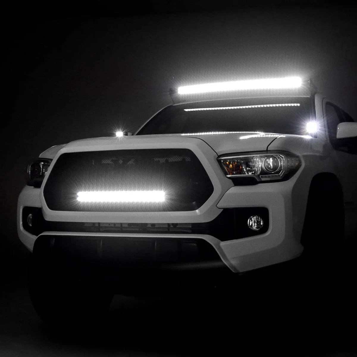 ZROADZ Roof LED Light Bar Mount w/40" Curved LED Light Bar Kit - 2023-2016 Toyota Tacoma (Z369401-KIT-C)