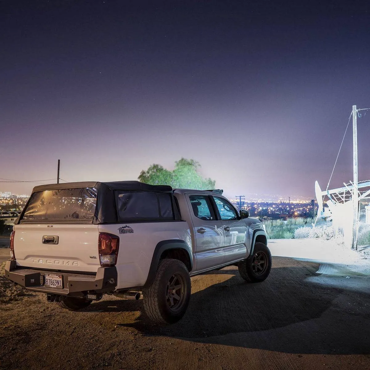 ZROADZ Roof LED Light Bar Mount w/40" Curved LED Light Bar Kit - 2023-2016 Toyota Tacoma (Z369401-KIT-C)