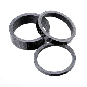 ZZYZX Carbon Headset Spacers - 1 1/8" - 2 x 5mm   1 x 10mm